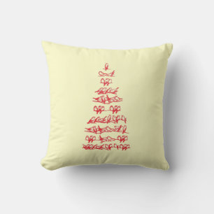 Versatile Christmas Bird Tree Pillow Kissen