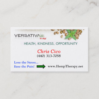 Versativa/ForeverGreen Geschäfts-Karte Visitenkarte