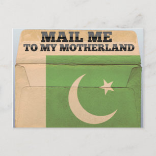 Verschicken Sie mich nach Pakistan Postkarte