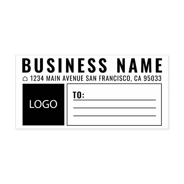 Verschicken von einfachen E-Mails für Business Squ Gummistempel (Prägung)