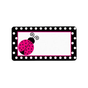 Verschickende Adressen-schwarze Adressaufkleber