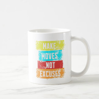 Verschieben, keine Ausreden Kaffeetasse