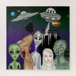 Verschiedene Alien Art, UFO, Planeten Artwork