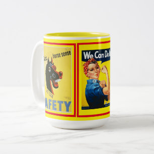Verschiedene altamerikanische Klassik Poster Colla Zweifarbige Tasse
