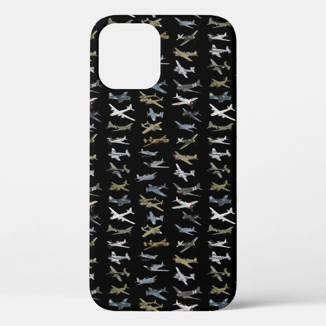 Verschiedene amerikanische WW2-Flugzeuge Case-Mate iPhone Hülle (Rückseite)