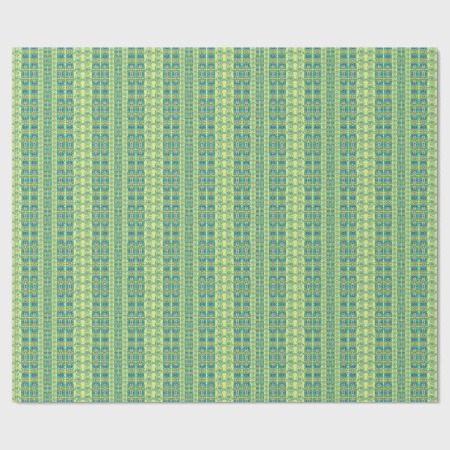 Verschiedene Blumen-Cupflowers Geschenkpapier (Flach)