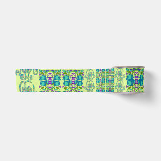 Verschiedene Blumen-Cupflowers Satinband