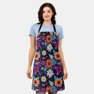Verschiedene Blumen Shades Pattern-24192 Schürze