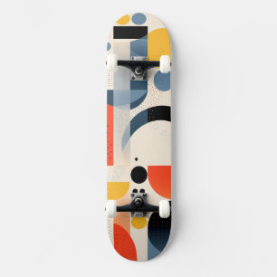 Verschiedene bunte Formen Skateboard