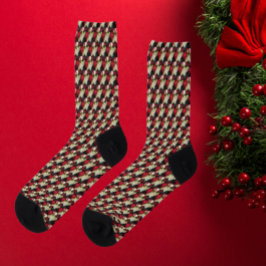 Verschiedene Ferienwohnung in Poinsettia Socken