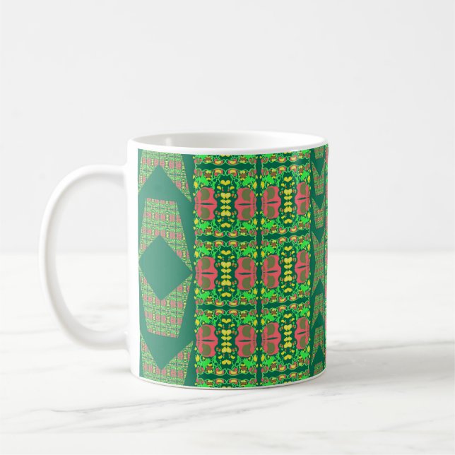 Verschiedene florale Flügel Kaffeetasse (Links)
