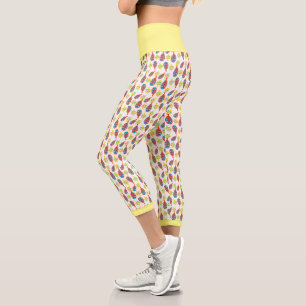 Verschiedene Formen Verlasse Muster Leggings