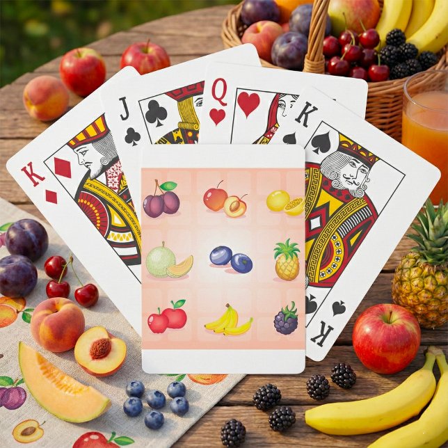 Verschiedene Früchte Spielkarten (Von Creator hochgeladen)