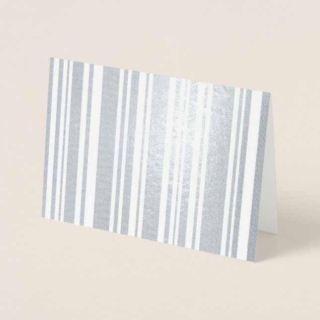 Verschiedene gepunktete Silberstreifen Folienkarte (Vorderseite)