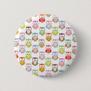 Verschiedene Kastenmuster der niedlichen weichen Button