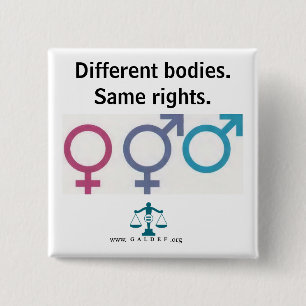 Verschiedene Körper. Dieselben Rechte. Button