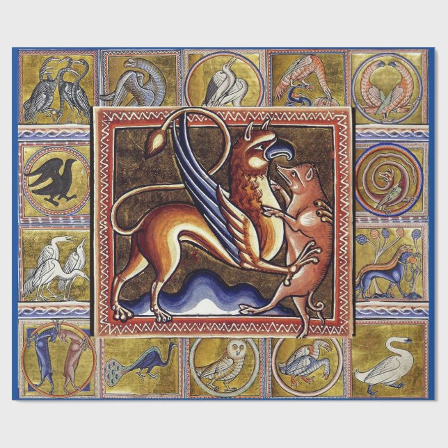 VERSCHIEDENE MITTELVERBESSERUNG,GRIFFIN,WILDBAR,Ti Geschenkpapier (Flach)
