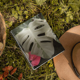 Verschiedene Monstera Leaf Floral Notizblock