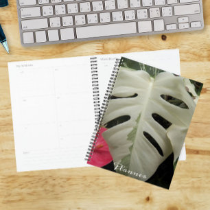 Verschiedene Monstera Leaf Floral Planer