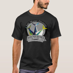 Verschiedene Ozeanfische Salzwasser-Angelstil T-Shirt