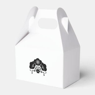 Verschiedene Pflaumenblüten Geschenkschachtel