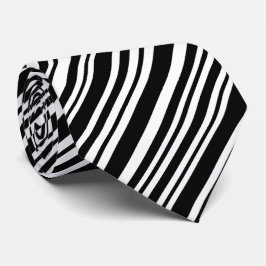 Verschiedene Schwarzweiss-Breite Striped Entwurf Krawatte
