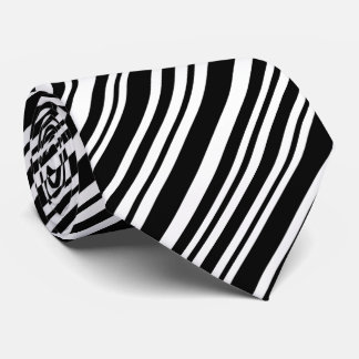 Verschiedene Schwarzweiss-Breite Striped Entwurf Krawatte