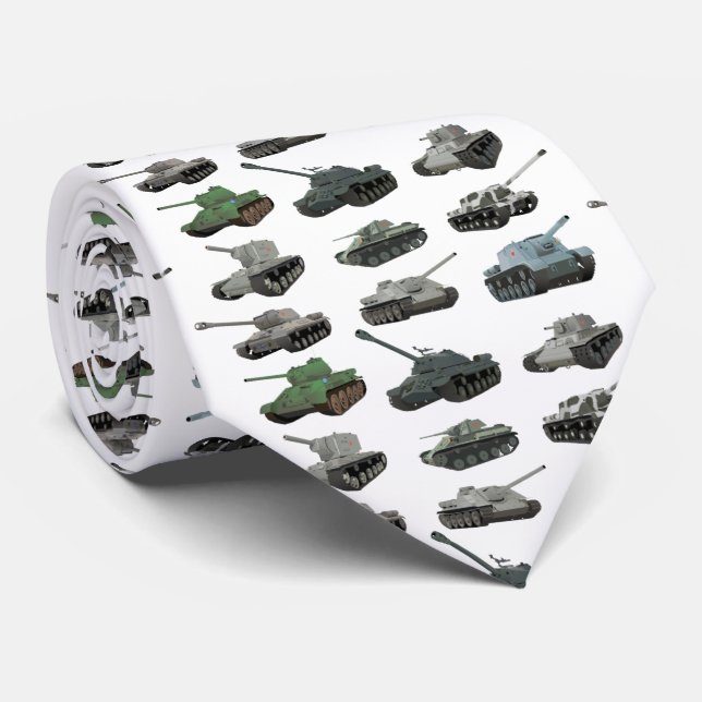 Verschiedene sowjetische WW2-Tanks Krawatte (Gerollt)