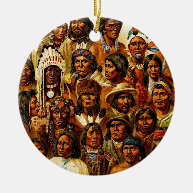 Verschiedene Stämme der gebürtigen Keramikornament (Vorne)