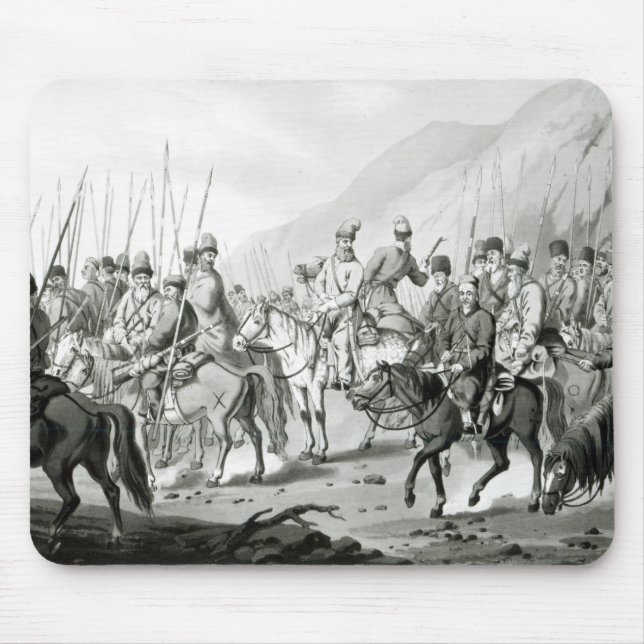 Verschiedene Stämme der russischen Kosaken Mousepad (Vorne)