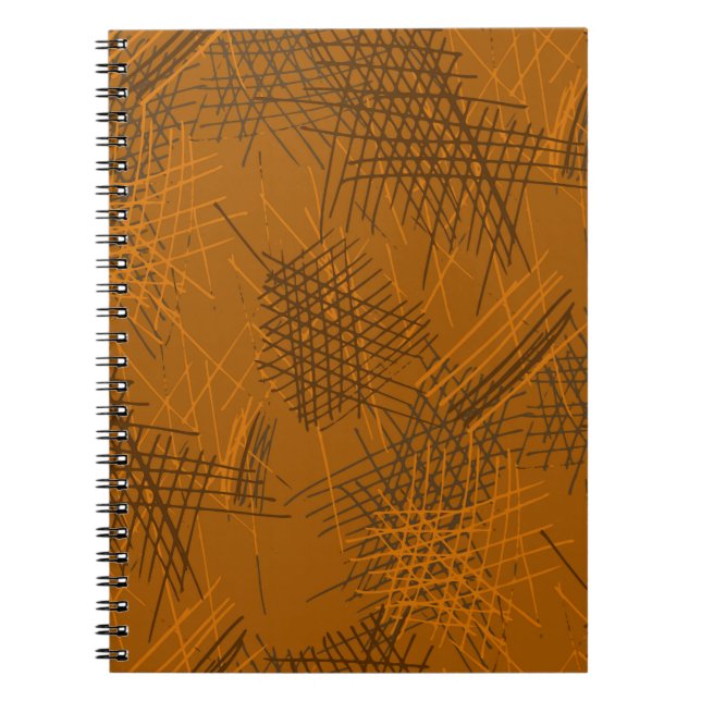 Verschiedene Stifte Schlaganfälle. Nahtlose Textur Notizblock (Vorderseite)