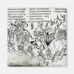 Verschiedene Szenen, die einen Psalm 2 Magnet