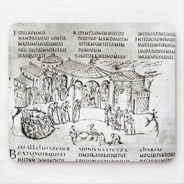 Verschiedene Szenen, die einen Psalm Mousepad (Vorne)