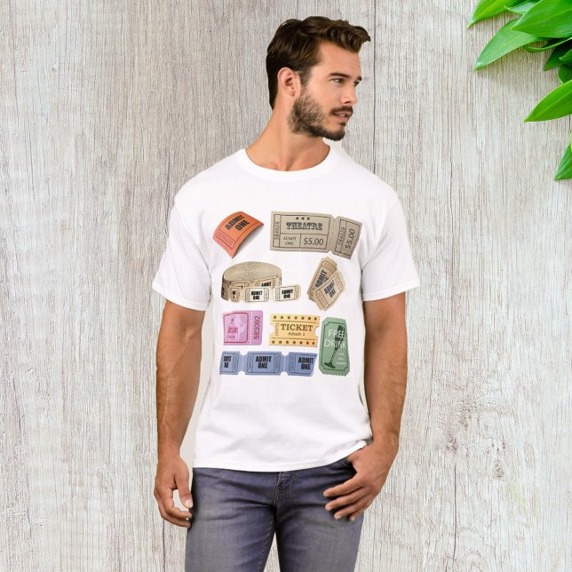Verschiedene Tickets T-Shirt (Von Creator hochgeladen)