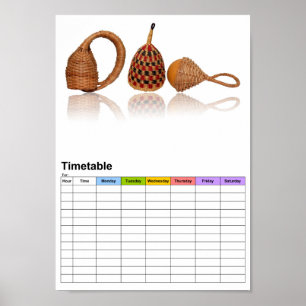 Verschiedene Titel / Zeitplan Poster