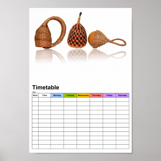 Verschiedene Titel / Zeitplan Poster (Vorne)