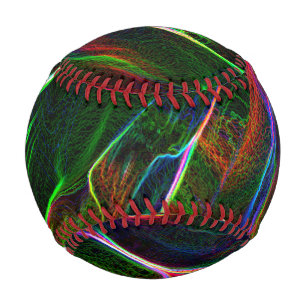 Verschiedene und seltsame Verwirrung der farbigen Baseball