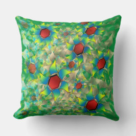 Verschiedene virtuelle Blume, blaue Blütenblätter  Kissen