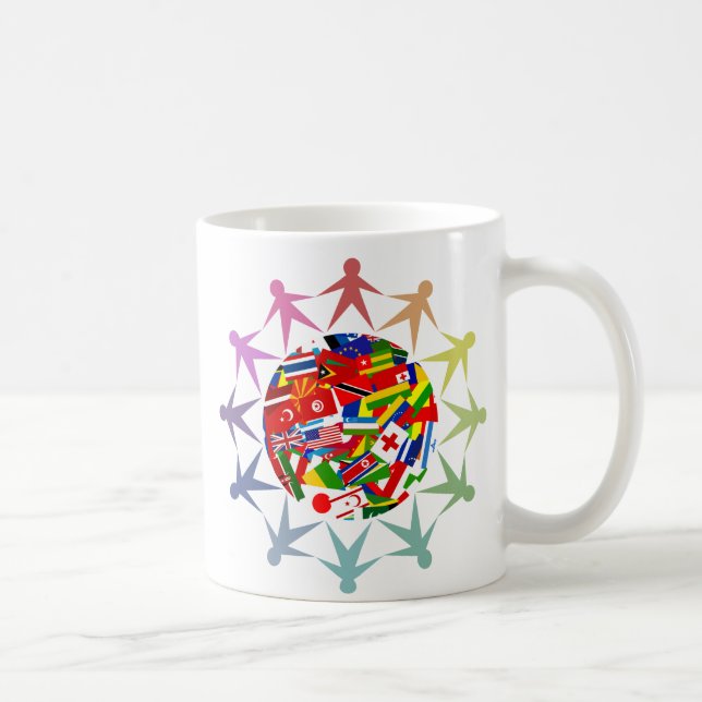 Verschiedene Welt Kaffeetasse (Rechts)