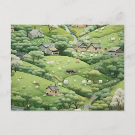 VERSCHIEDENER ADRESSE-POSTCARD FEIERTAGSPOSTKARTE