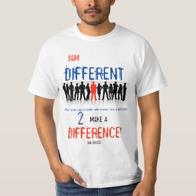 VERSCHIEDENER T - Shirt (Vorderseite)