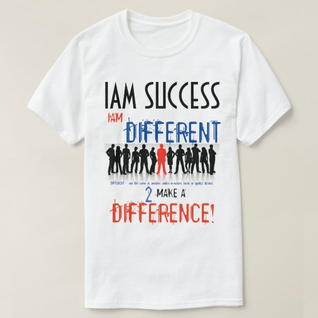 VERSCHIEDENER T - Shirt (Design vorne)