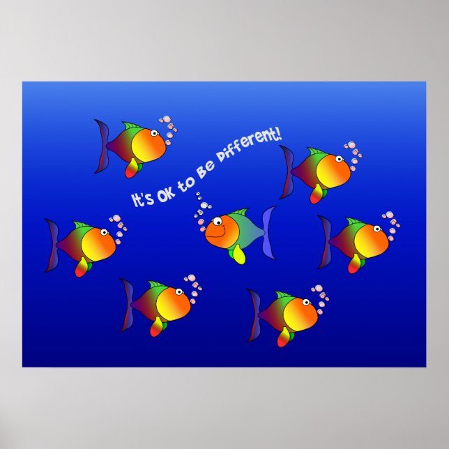Verschiedenes Fisch Poster - anpassen! (Vorne)