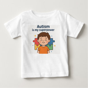 Verschiedenes, nicht weniger - Autismus Bewusstsei Baby T-shirt