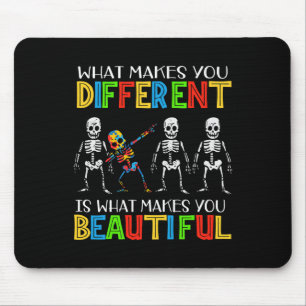 Verschiedenes schönes Autismus Bewusstsein Puzzle Mousepad