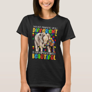 Verschiedenes schönes Autismus Bewusstsein Puzzle T-Shirt