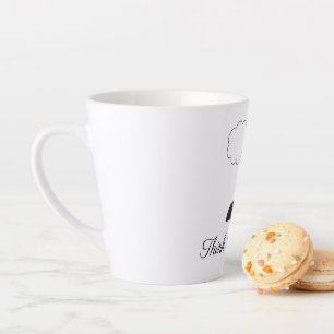 Verschiedenes Slogan denken Milchtasse