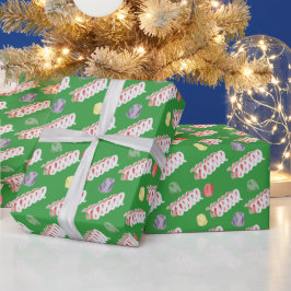 Verschiedenes Weihnachtskandy Wrapping Paper Geschenkpapier