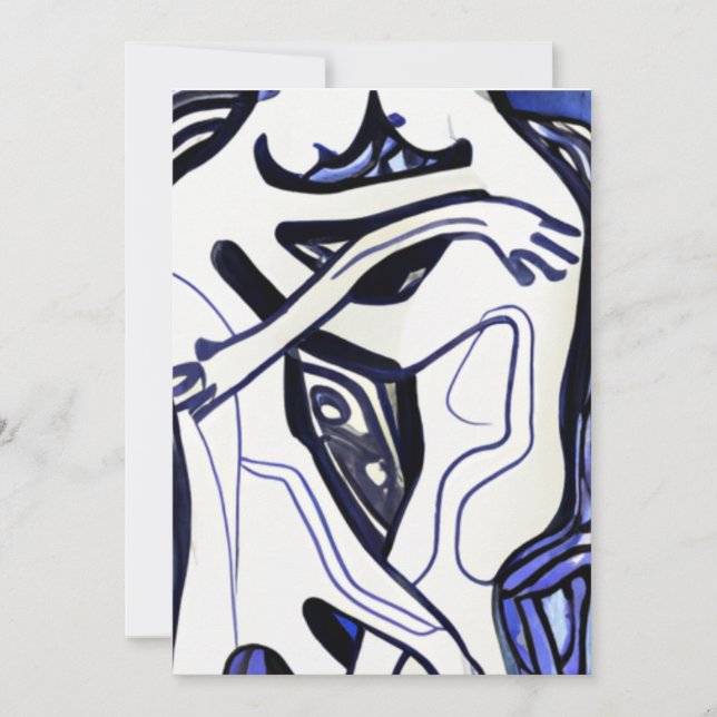 verschleiern feiertagskarte (Vorderseite)