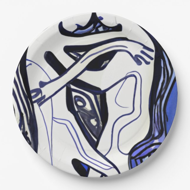 verschleiern pappteller (Vorderseite)